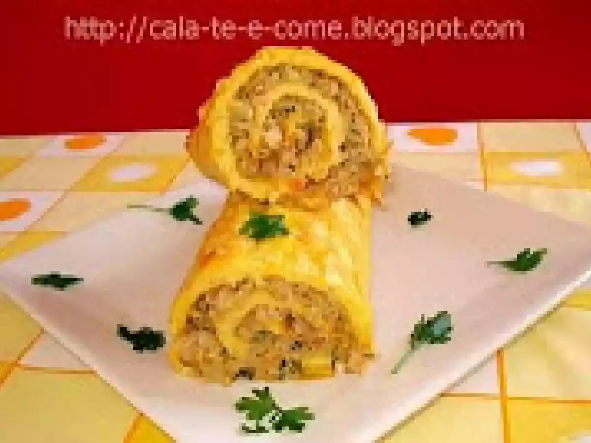 Torta de batata e atum