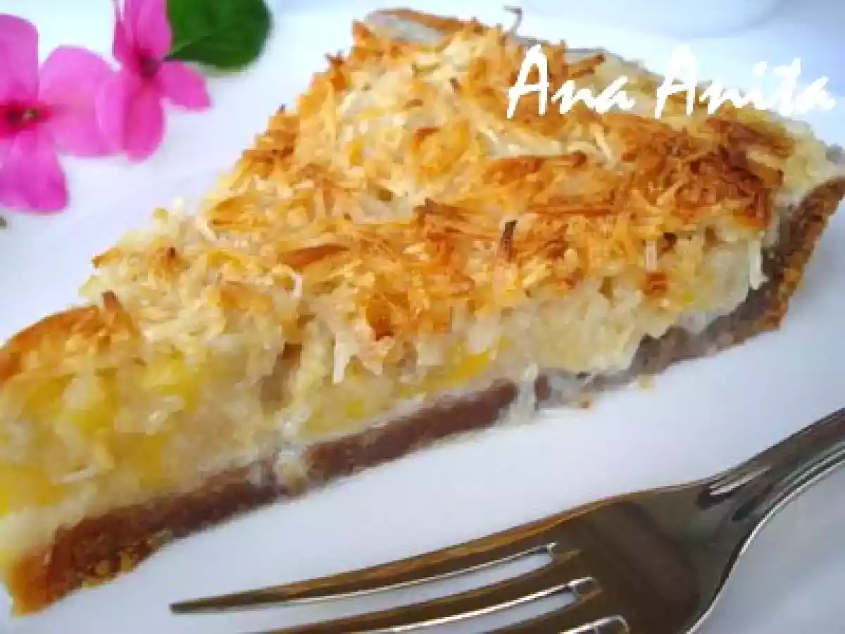 Torta de Coco e Banana
