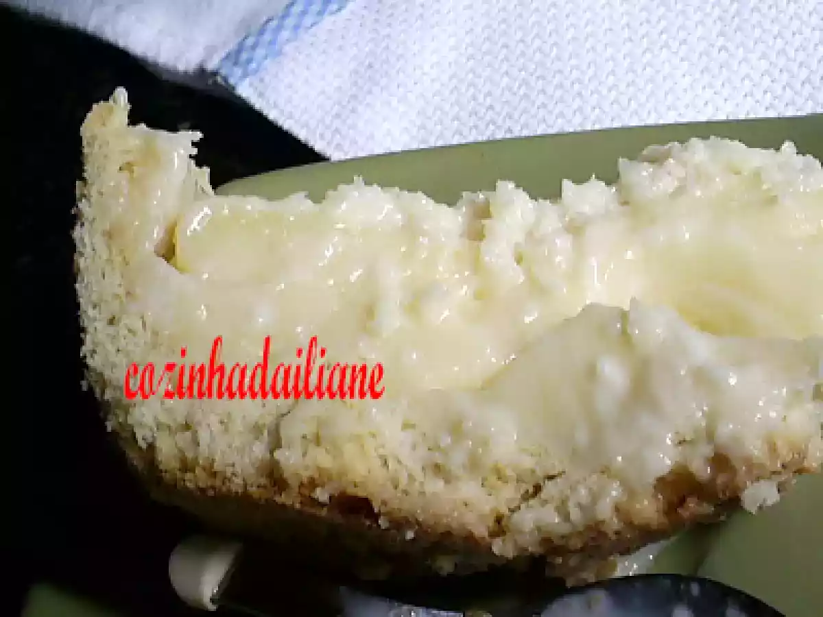 Torta de coco e leite condensado
