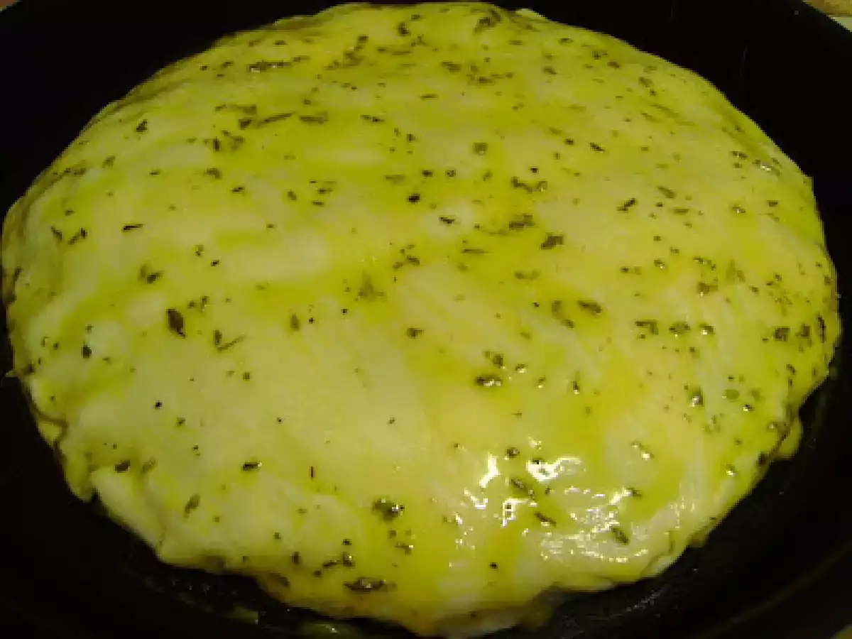 Torta de Escarola, Calabresa e Cream Cheese - Massa Fermentada - foto 5