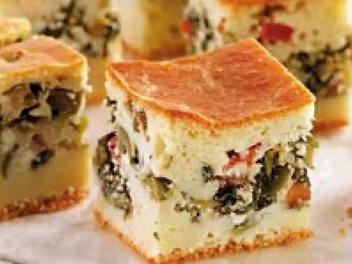 Torta de Escarola e Azeitonas (ovo-lacto)