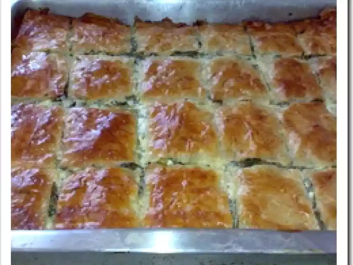 Torta de espinafre grega - Spanakopita