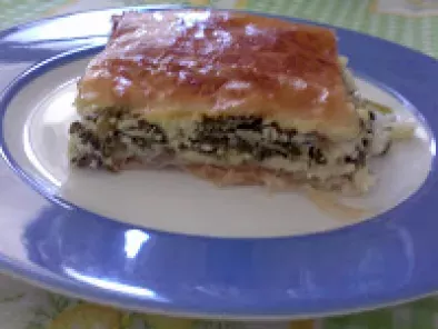 Torta de espinafre grega - Spanakopita - foto 2
