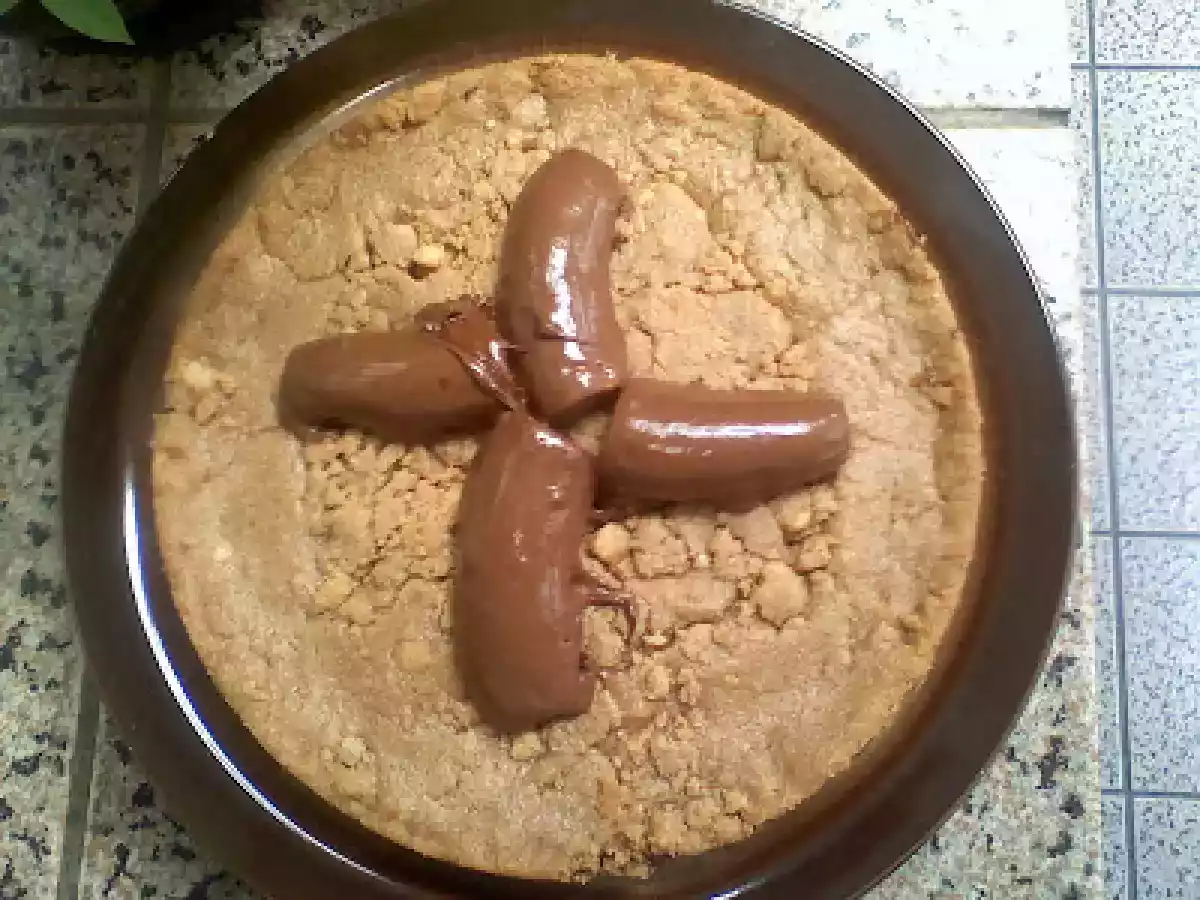 TORTA DE FAROFA COM CREME DE BANANA E CHOCOLATE - foto 3