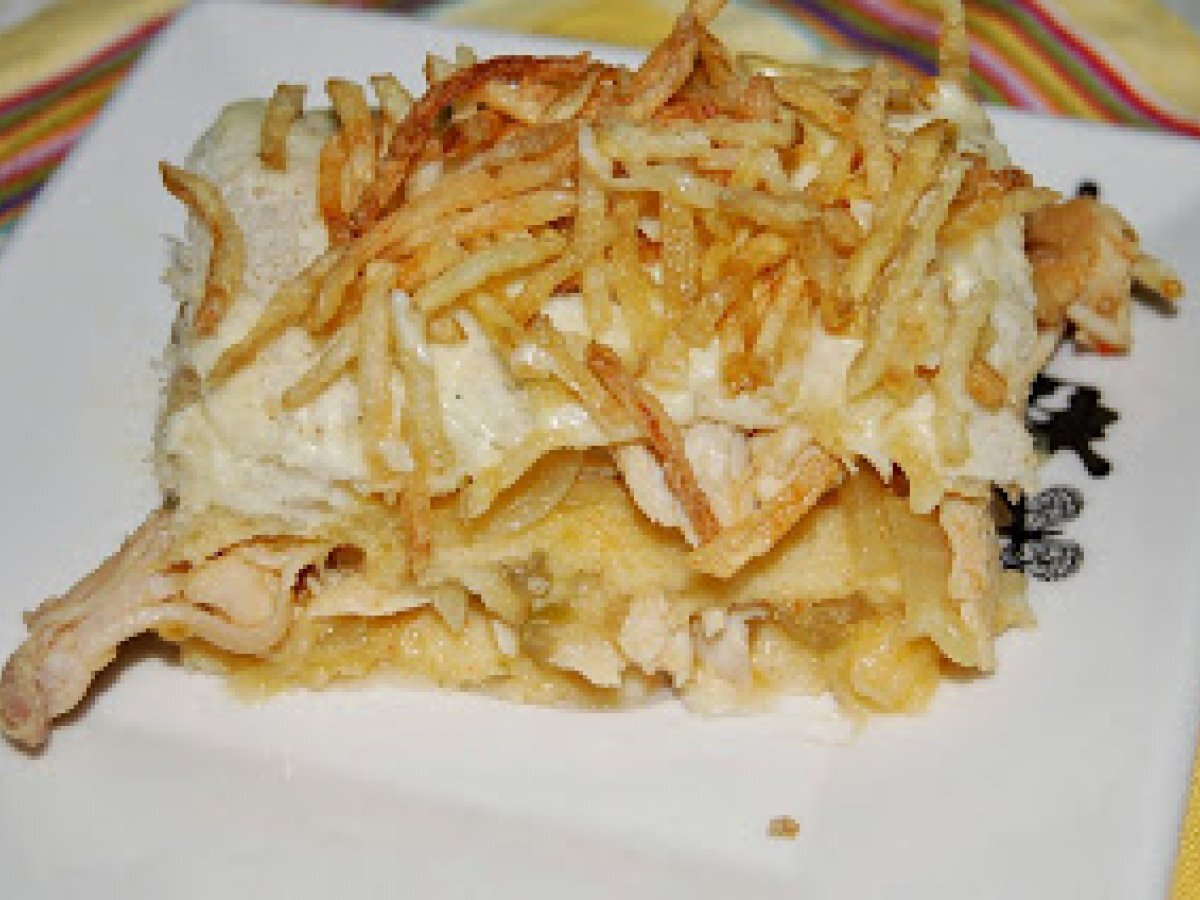 Torta de Frango com Pão de Forma