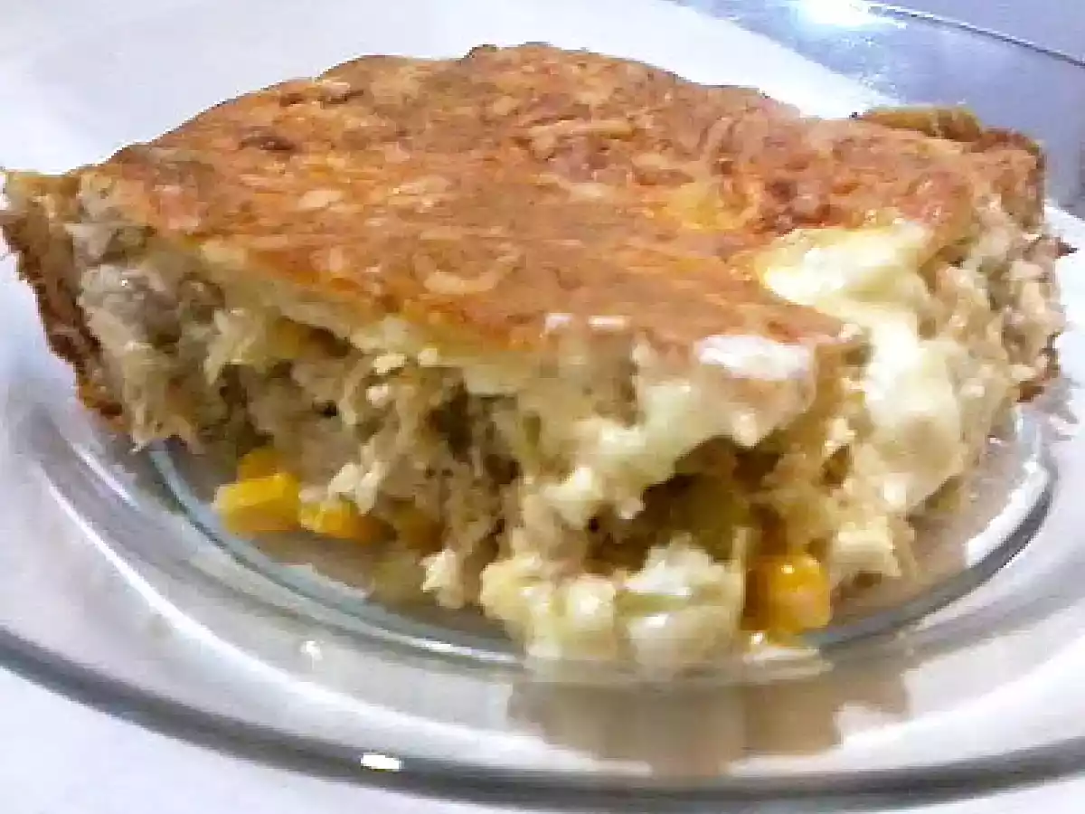TORTA DE FRANGO DE LIQUIDIFICADOR