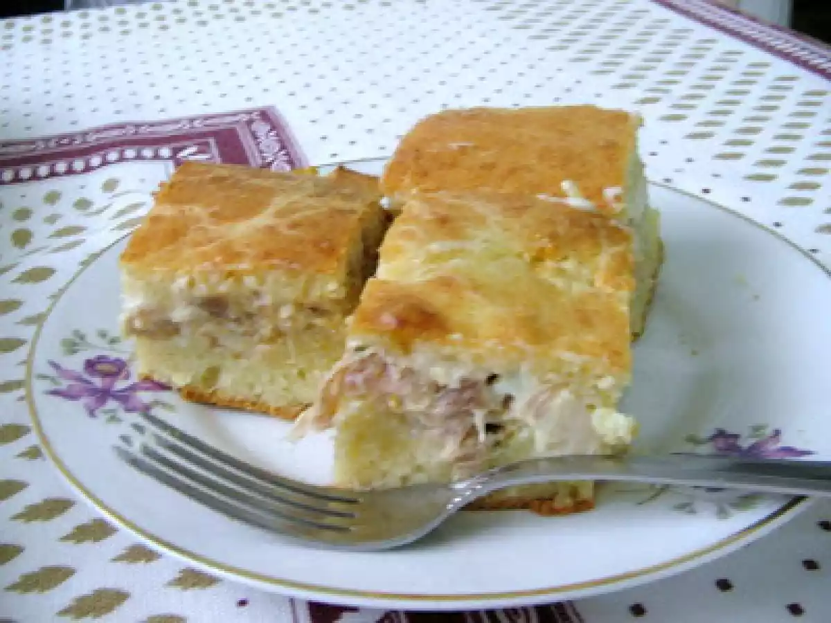 TORTA DE FRANGO DE LIQUIDIFICADOR
