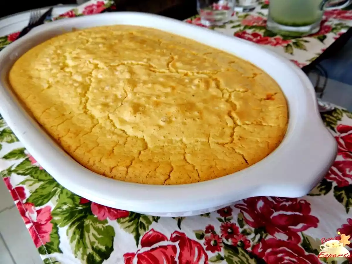 Torta de frango sem gluten