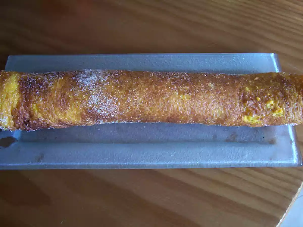 TORTA DE LARANJA COM FARINHA CUSTARD