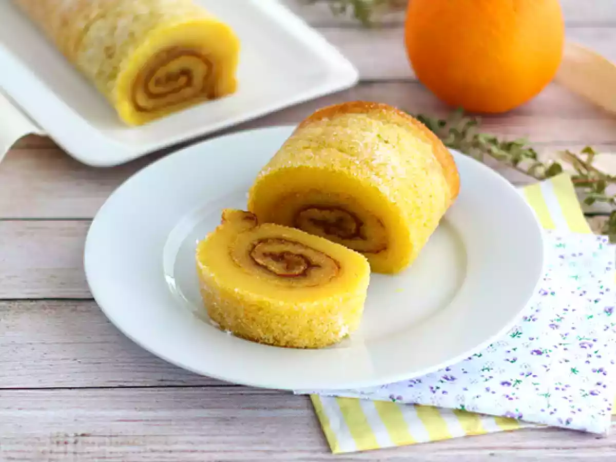 Torta de laranja cremosa