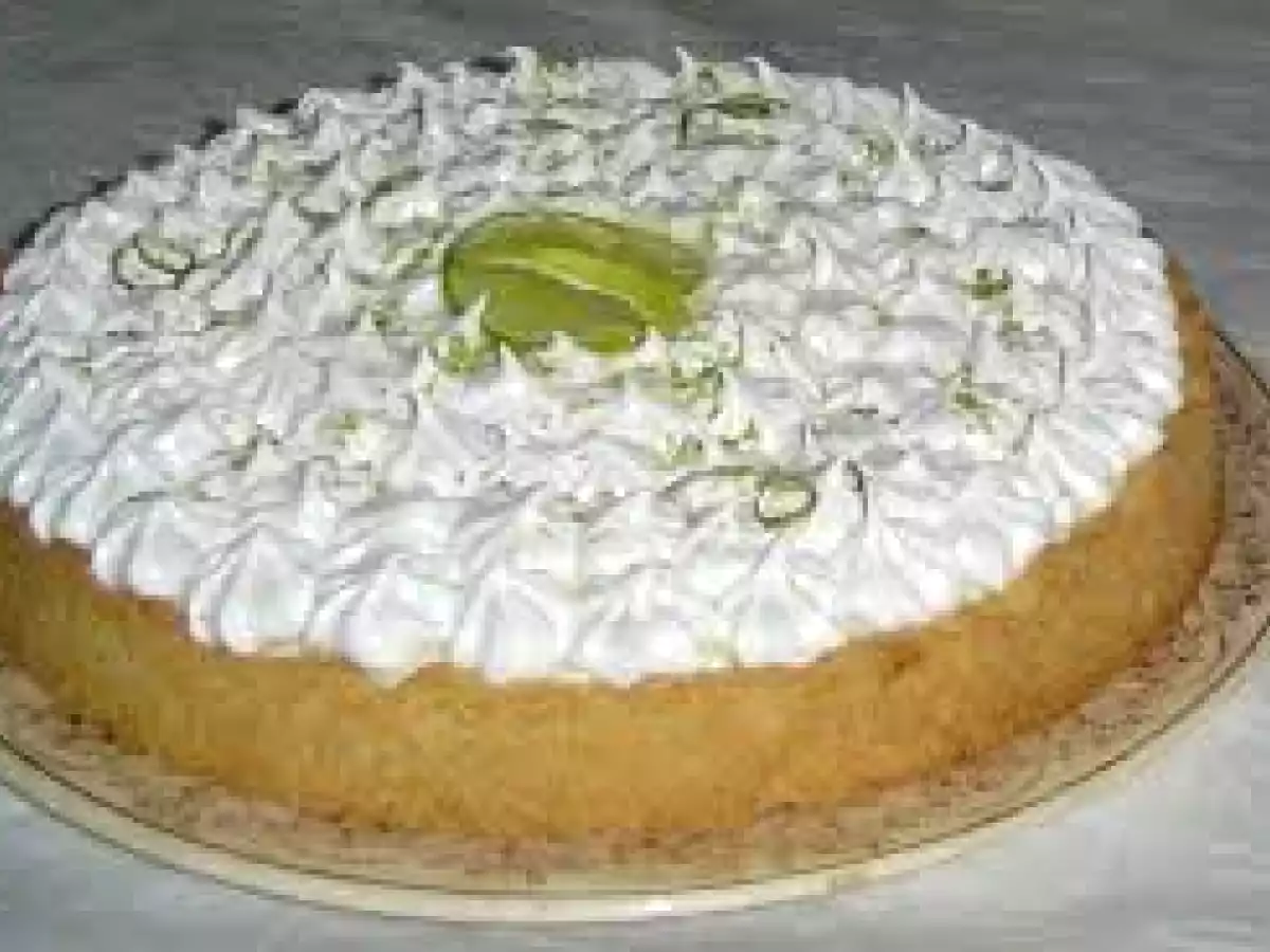 Torta de Limão com cobertura de suspiro
