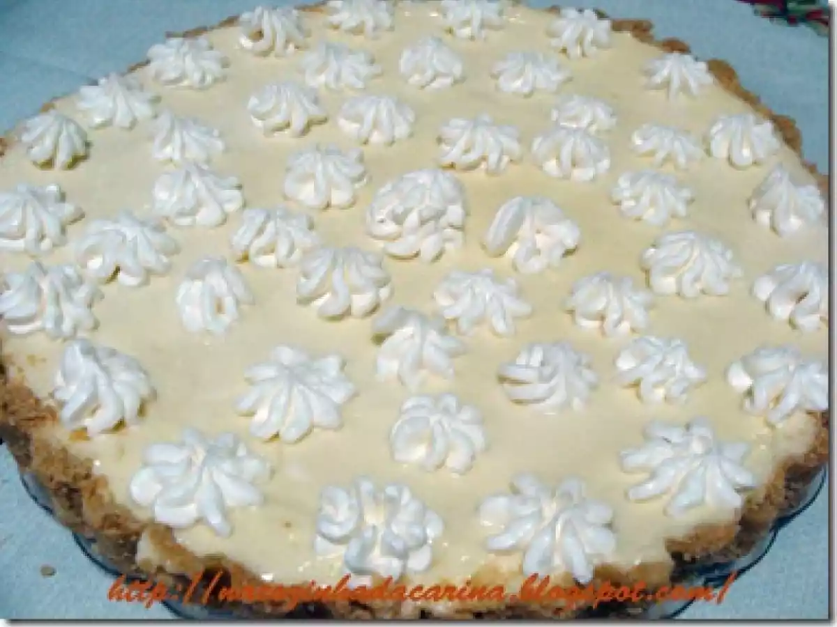 Torta de Limão com Massa de Bolacha