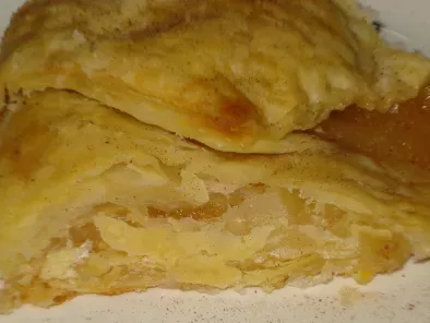 Torta de maçã de massa folhada