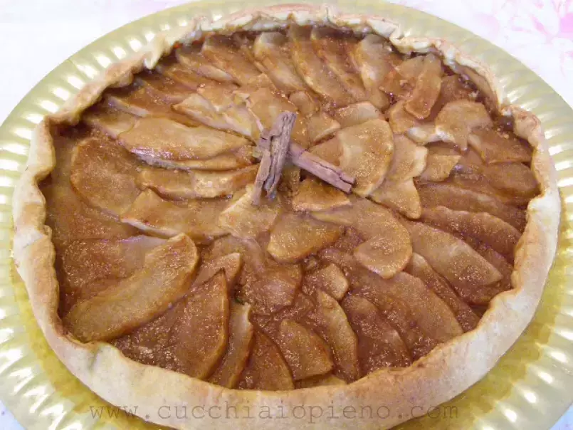 Torta de maçã, geleia de damasco, pistache e amêndoa - foto 2