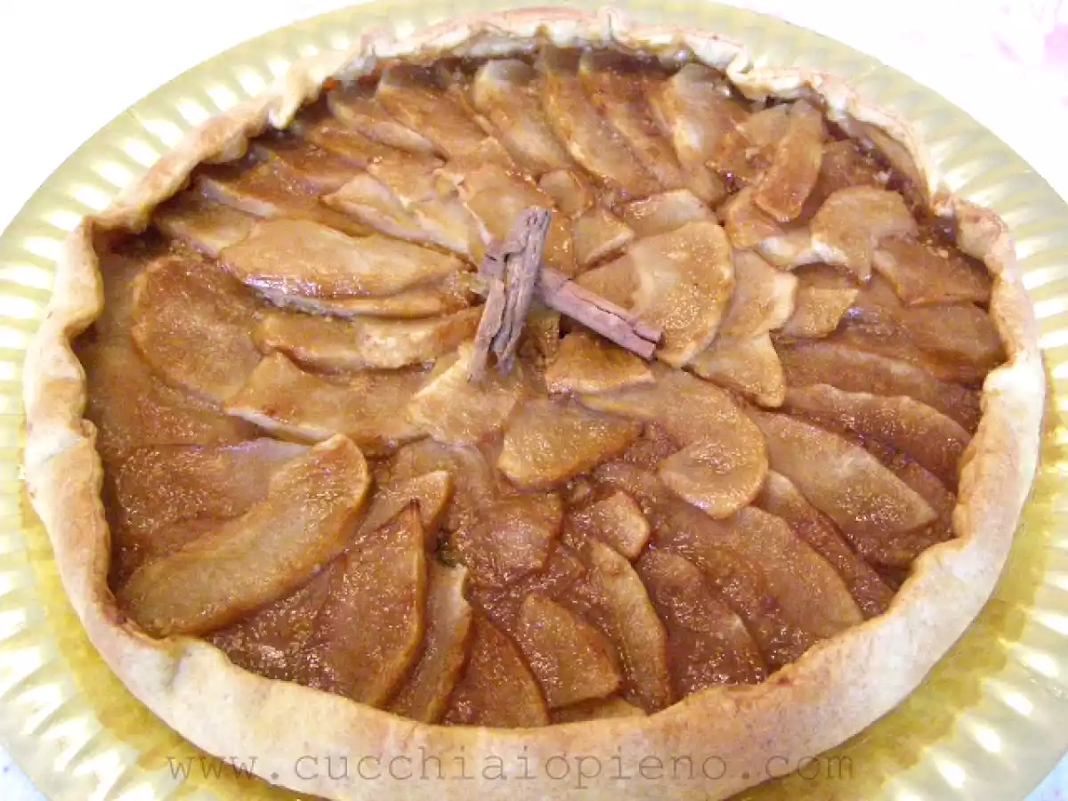 Torta de maçã, geleia de damasco, pistache e amêndoa - foto 2
