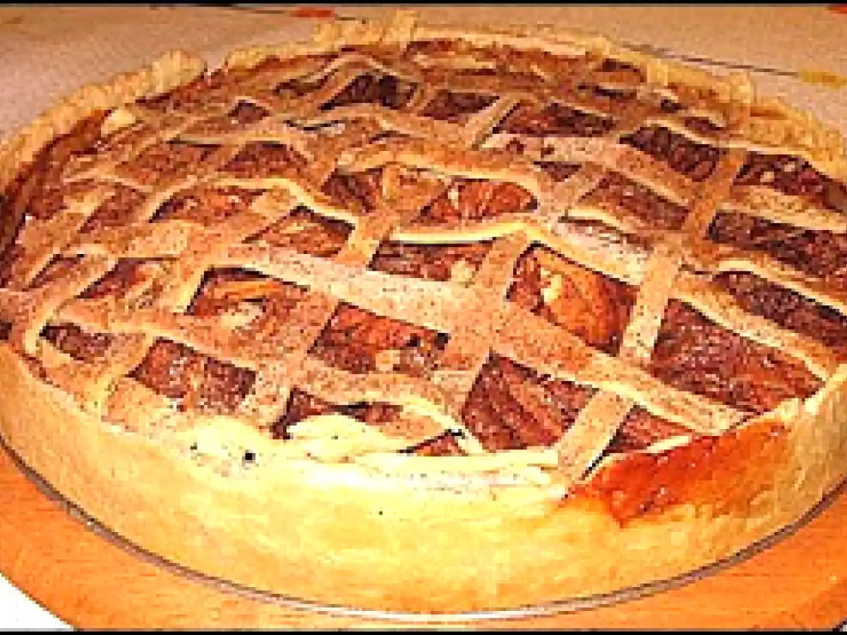 Torta de maçã para o natal.