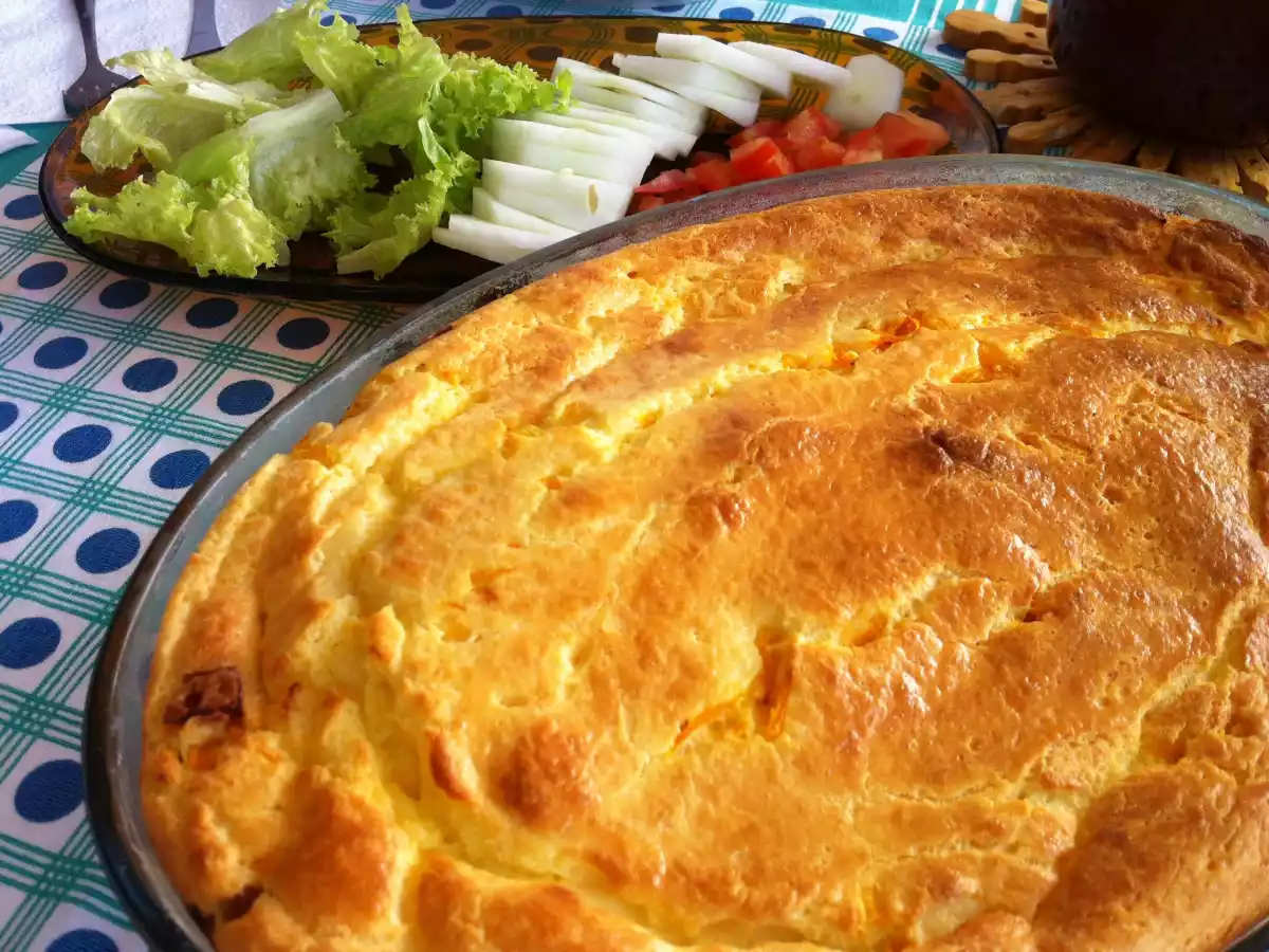 Torta de massa de arroz com 3 recheios