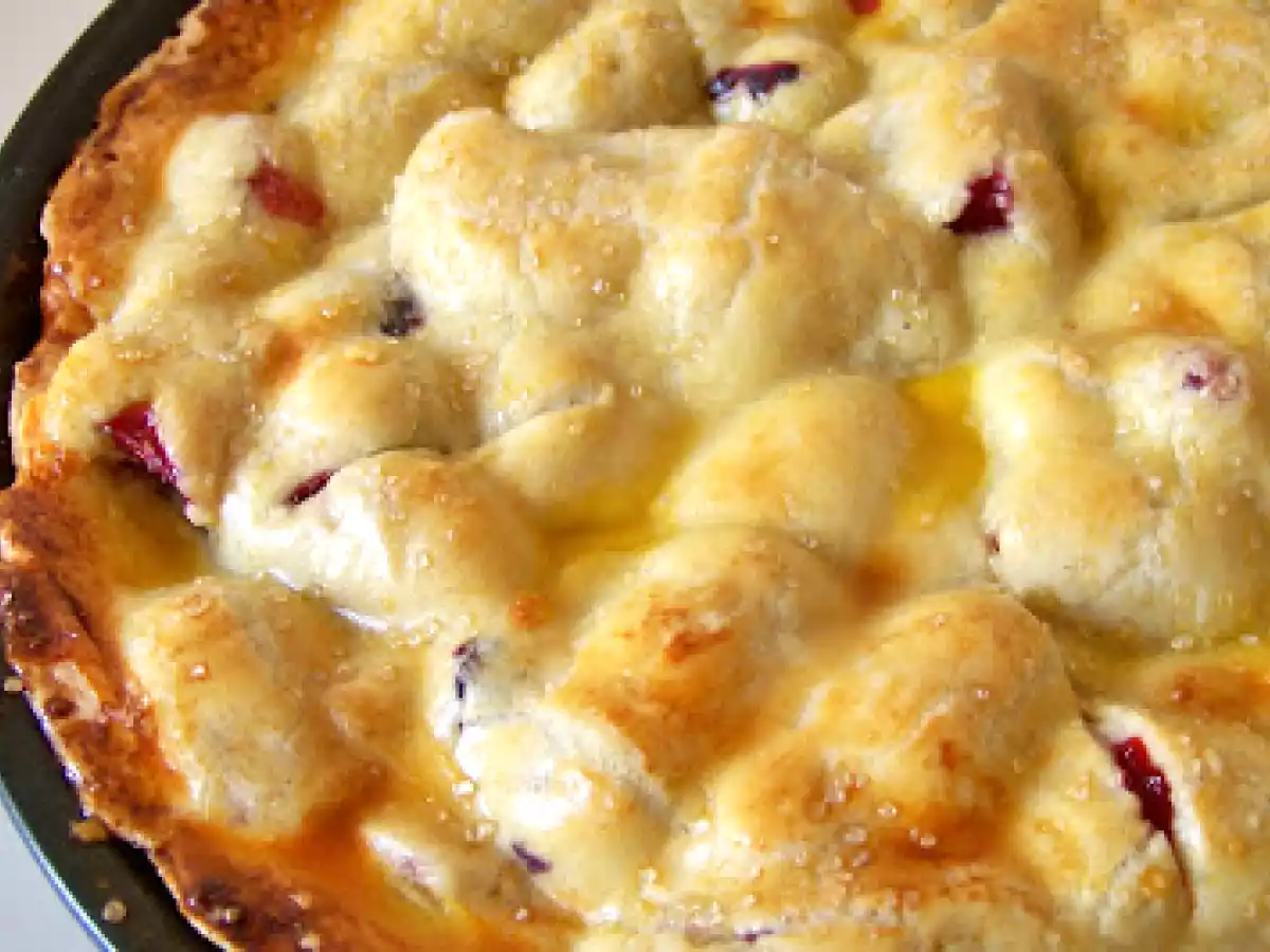 Torta de Morangos e Mirtilo