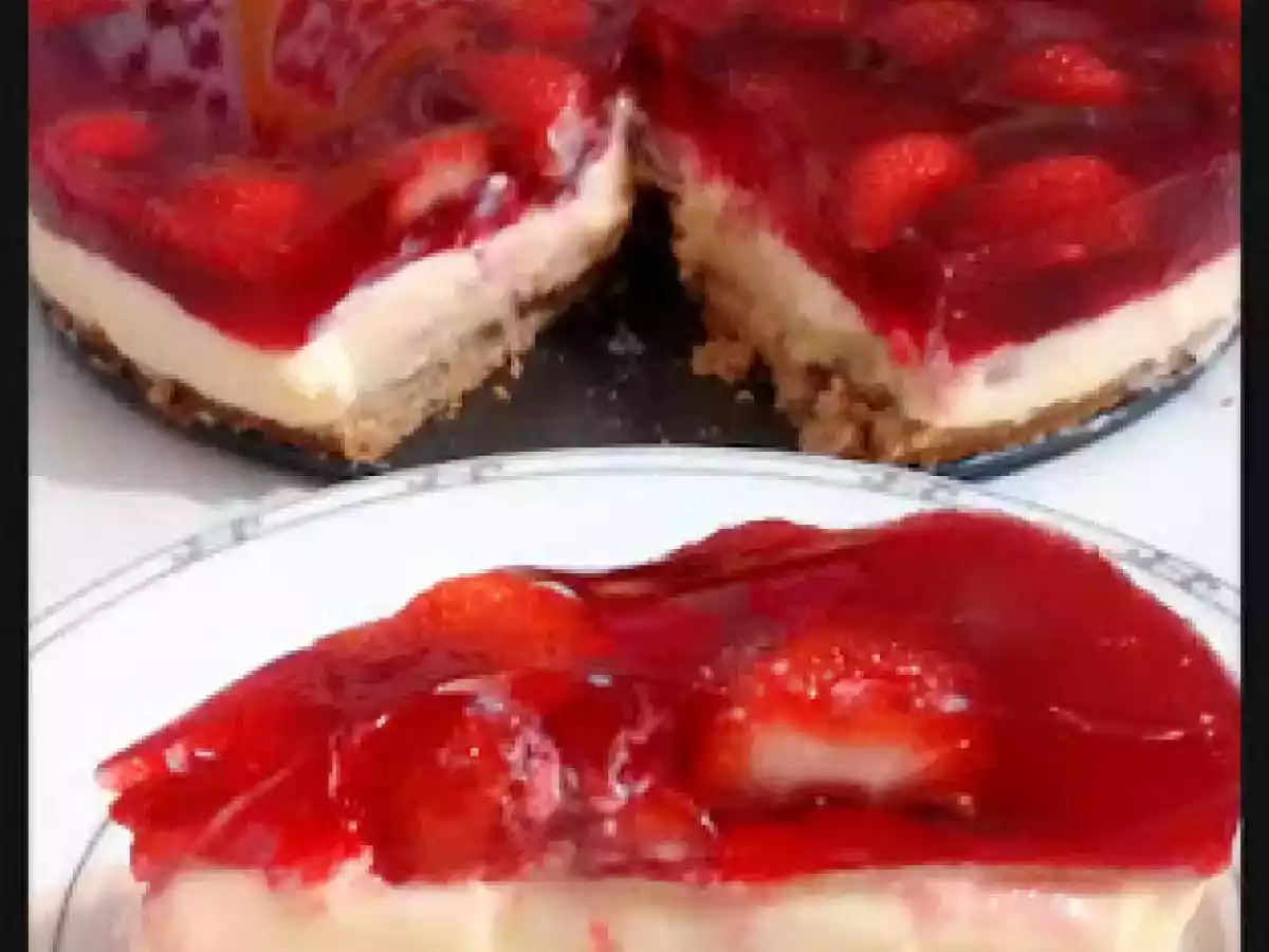 Torta de Padaria Espelhada de Morango - foto 2