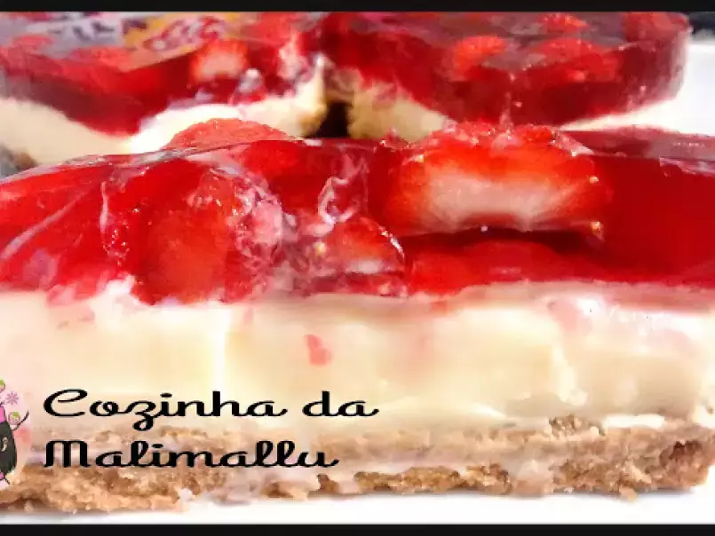 Torta de Padaria Espelhada de Morango - foto 3