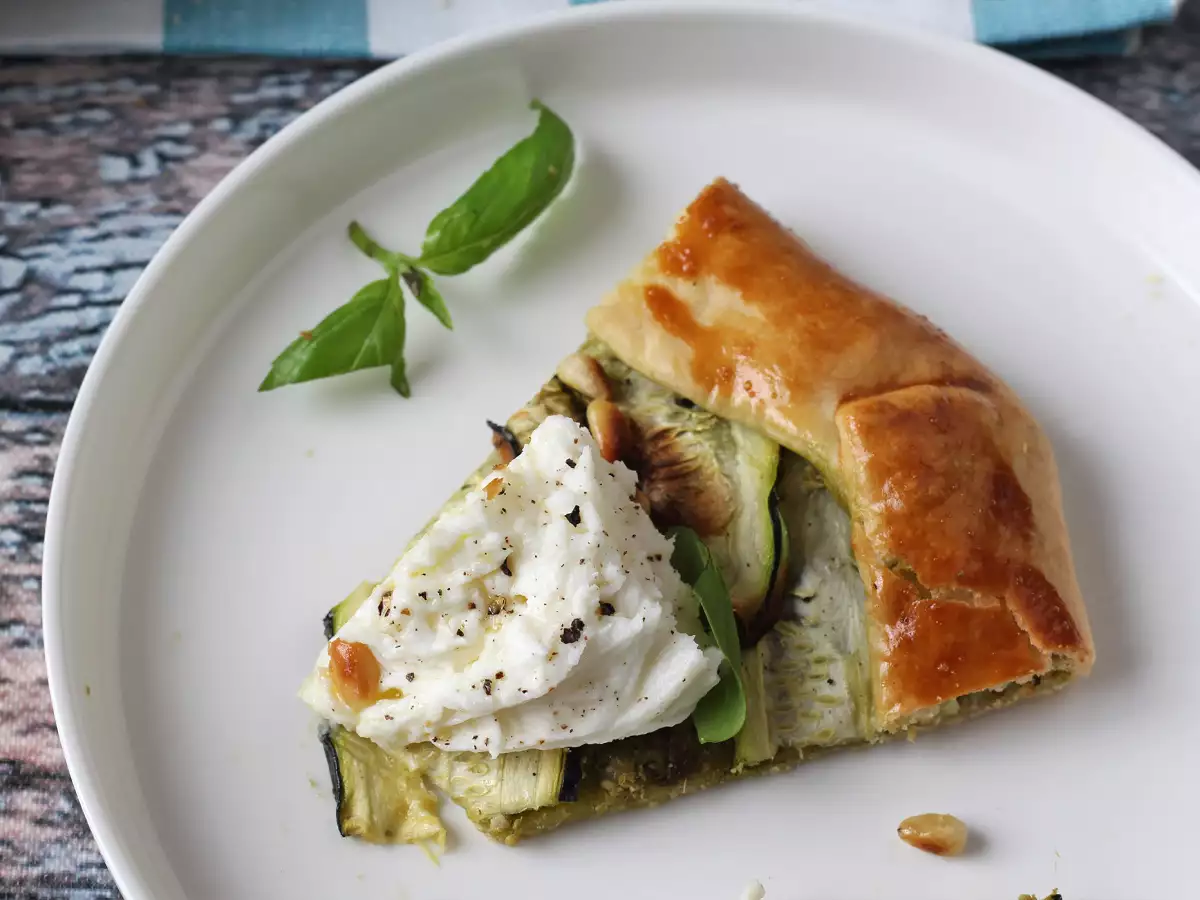 Torta de pesto e curgete (abobrinha): uma receita fácil e saborosa - foto 3
