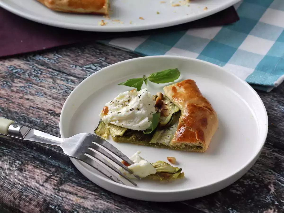 Torta de pesto e curgete (abobrinha): uma receita fácil e saborosa - foto 7