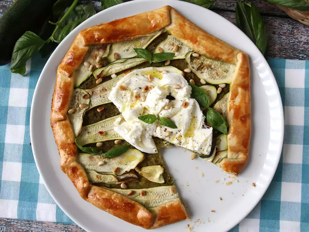 Torta de pesto e curgete (abobrinha): uma receita fácil e saborosa - foto 8