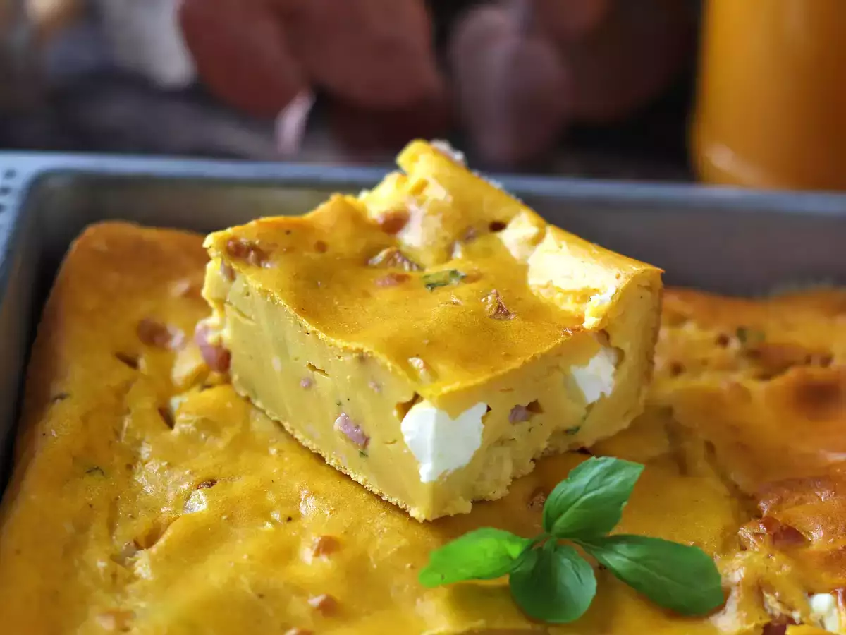 Torta de presunto, queijo e abóbora: o jeito mais saboroso de aproveitar a sopa de ontem - foto 7
