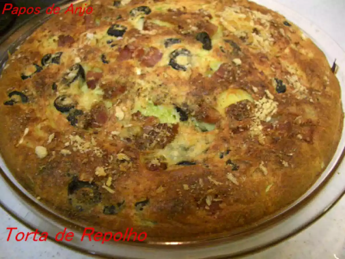 Torta de repolho bem fácil de fazer e de comer!