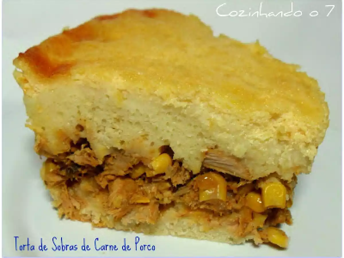 Torta de Sobras de Carne de Porco