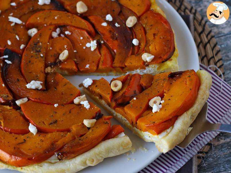 Torta invertida de abóbora com queijo de cabra e mel - foto 4