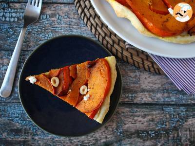 Torta invertida de abóbora com queijo de cabra e mel - foto 8