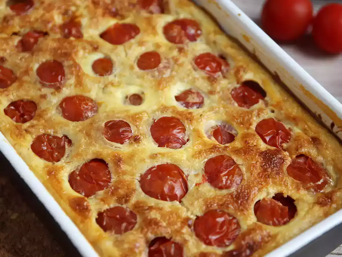 Torta leve de atum com tomate cereja - foto 2