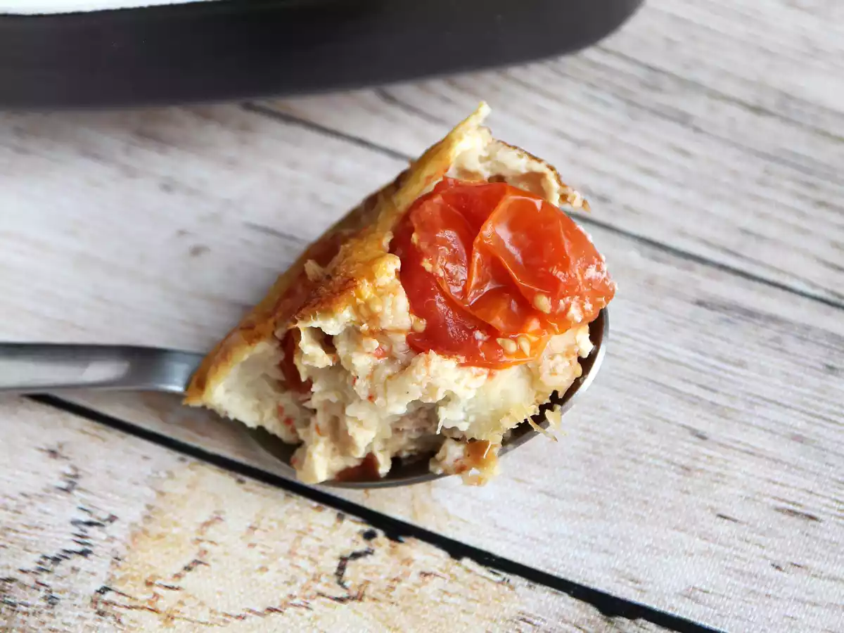 Torta leve de atum com tomate cereja - foto 3