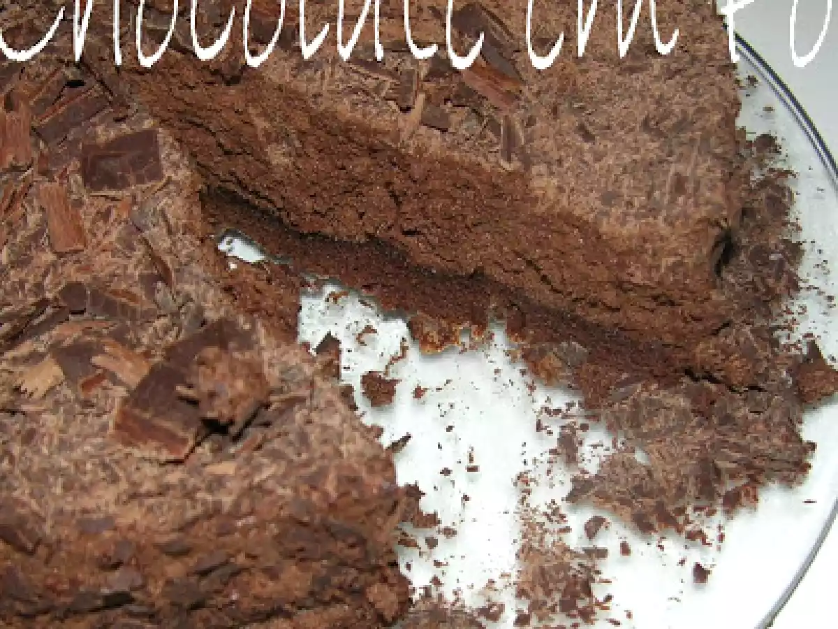 Torta mousse de chocolate amargo (Luto) - foto 2