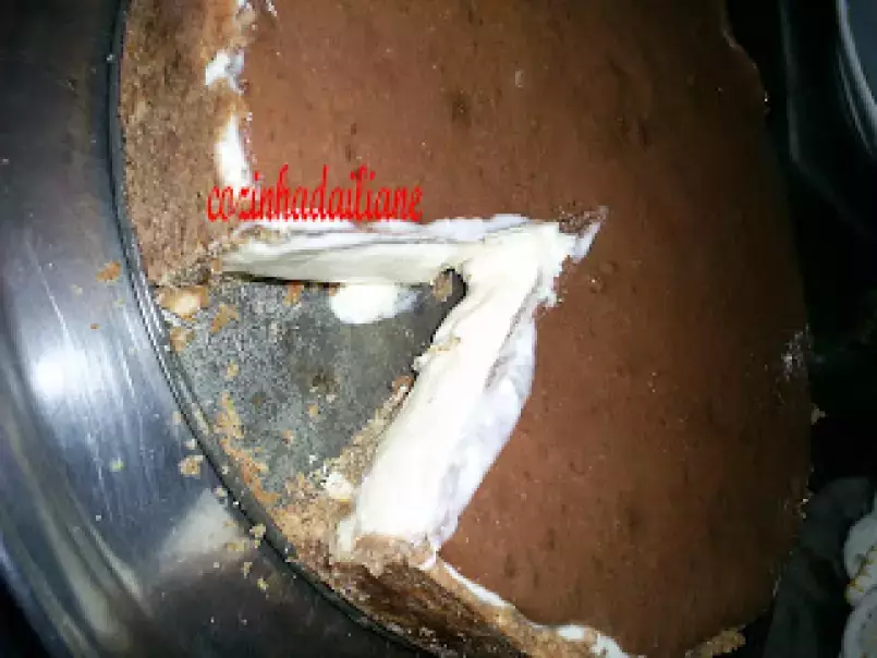 Torta mousse de cupuaçu com cobertura de mousse de chocolate - foto 2