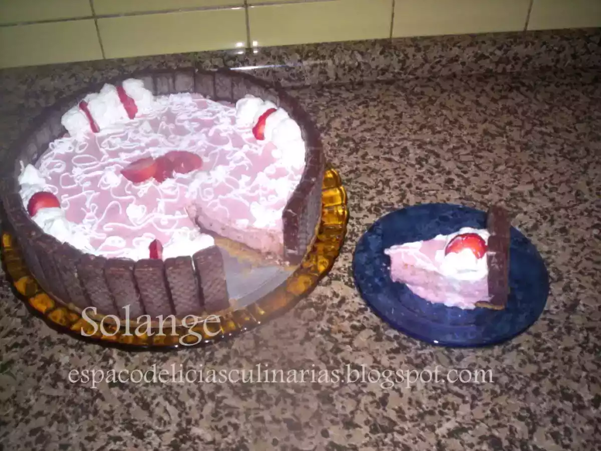 Torta mousse de morango e ganache - foto 2