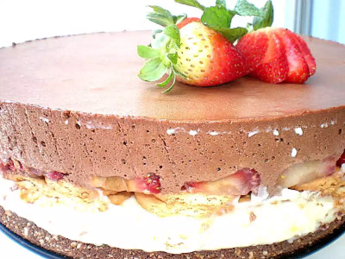 TORTA NAPOLITANA DE CHOCOLATE