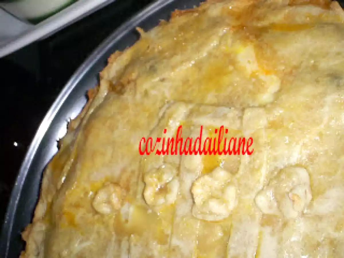 Torta salgada com massa de iogurte - foto 2