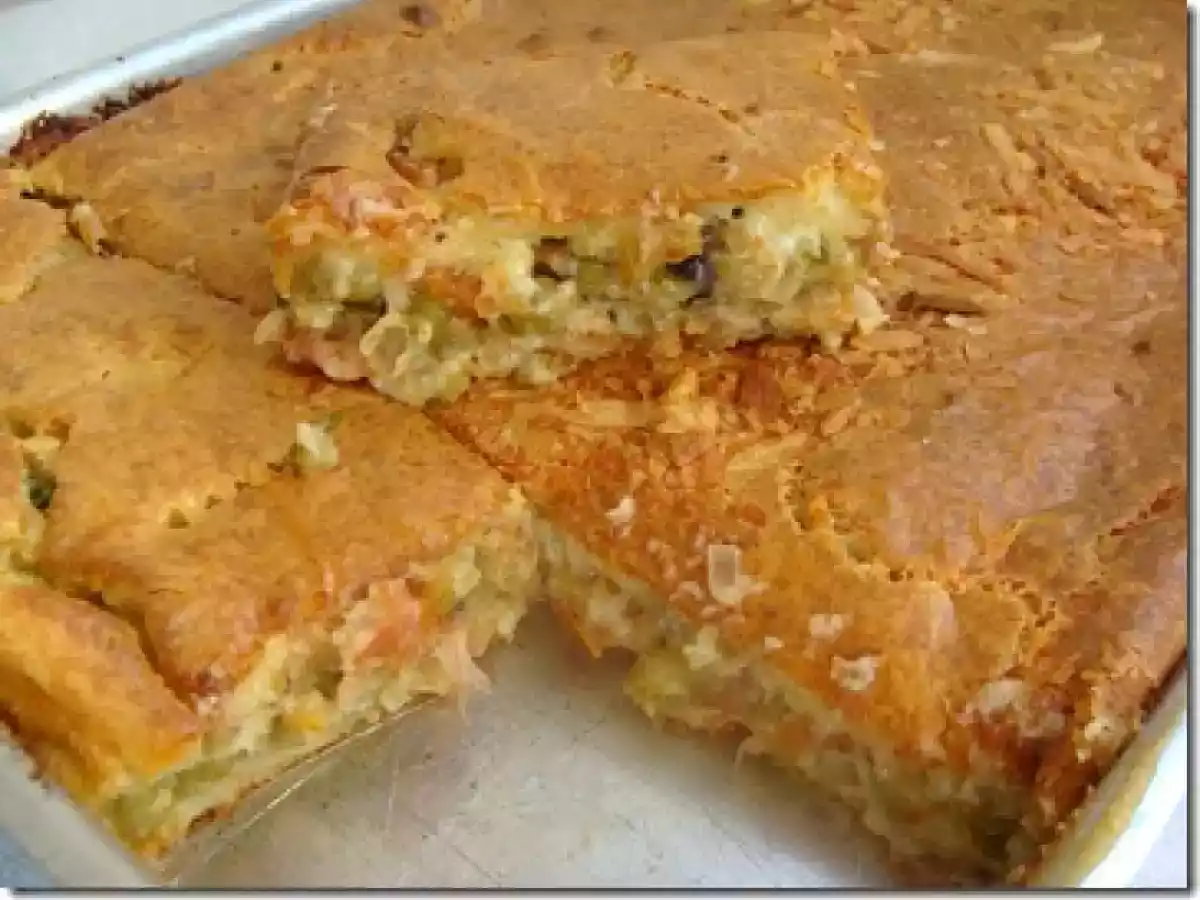 Torta Salgada de Atum e Queijo