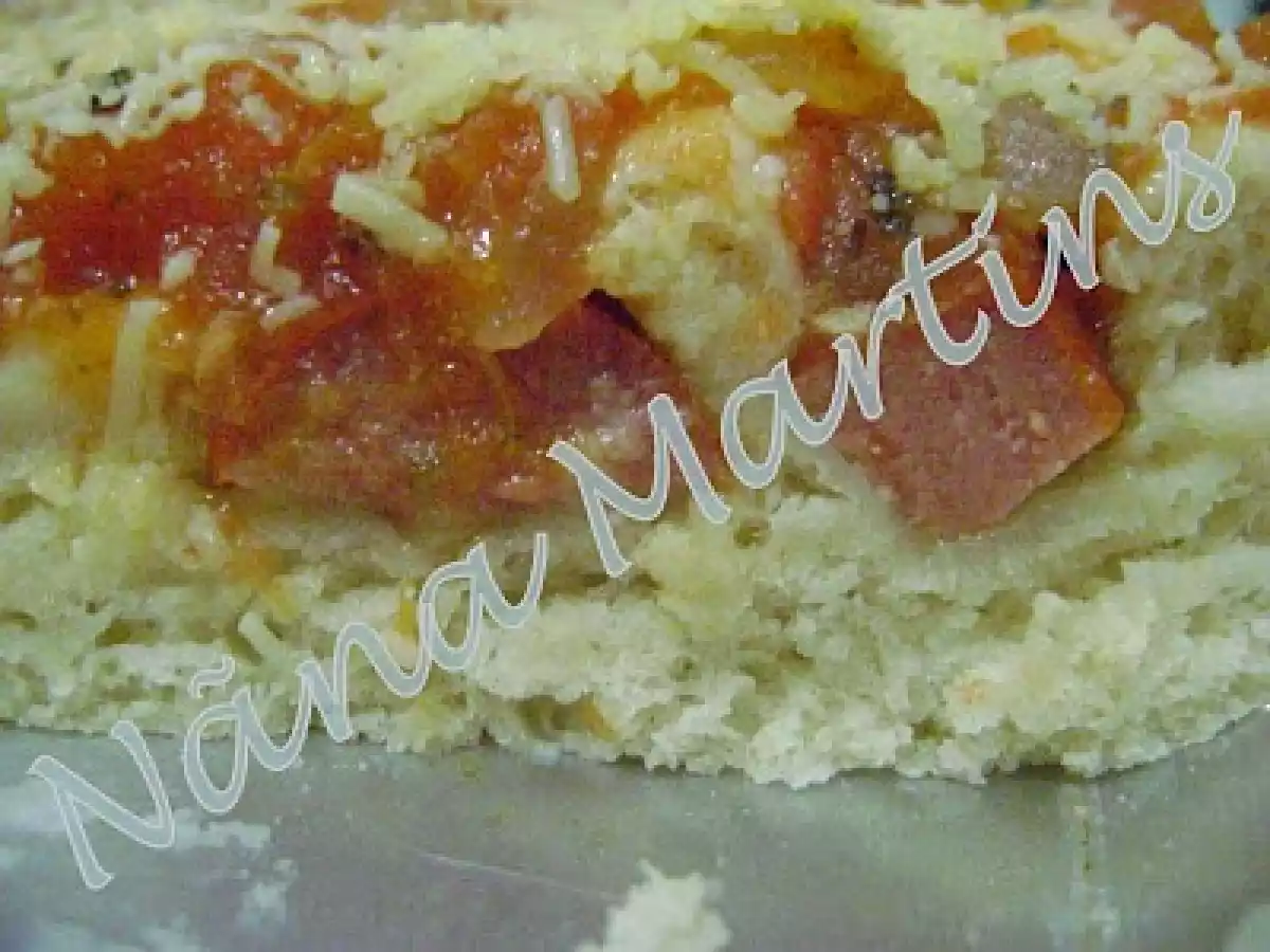 TORTA SICILIANA COM SALSICHA