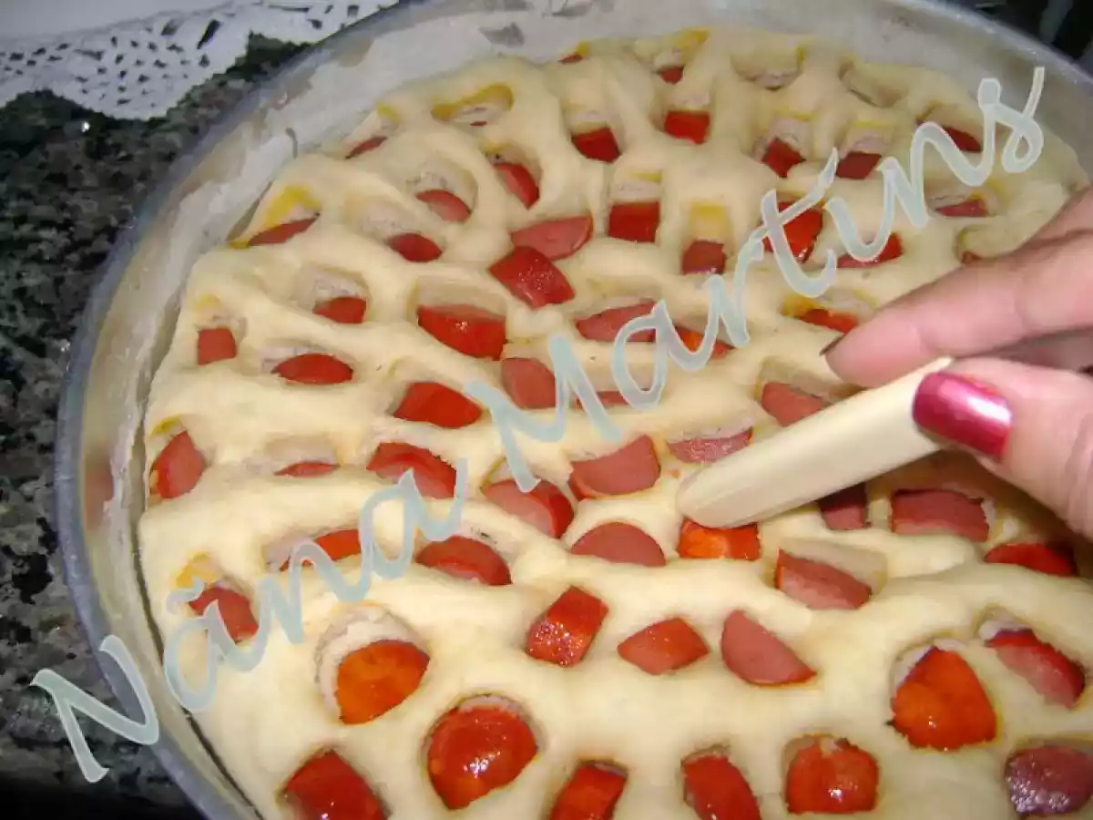 TORTA SICILIANA COM SALSICHA - foto 4