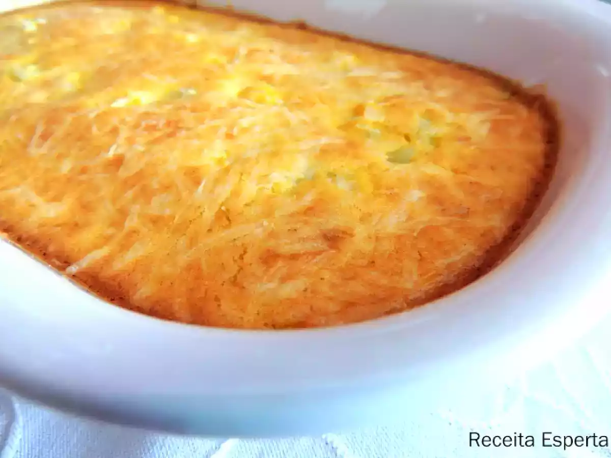 Torta Suflê de Couve-Flor