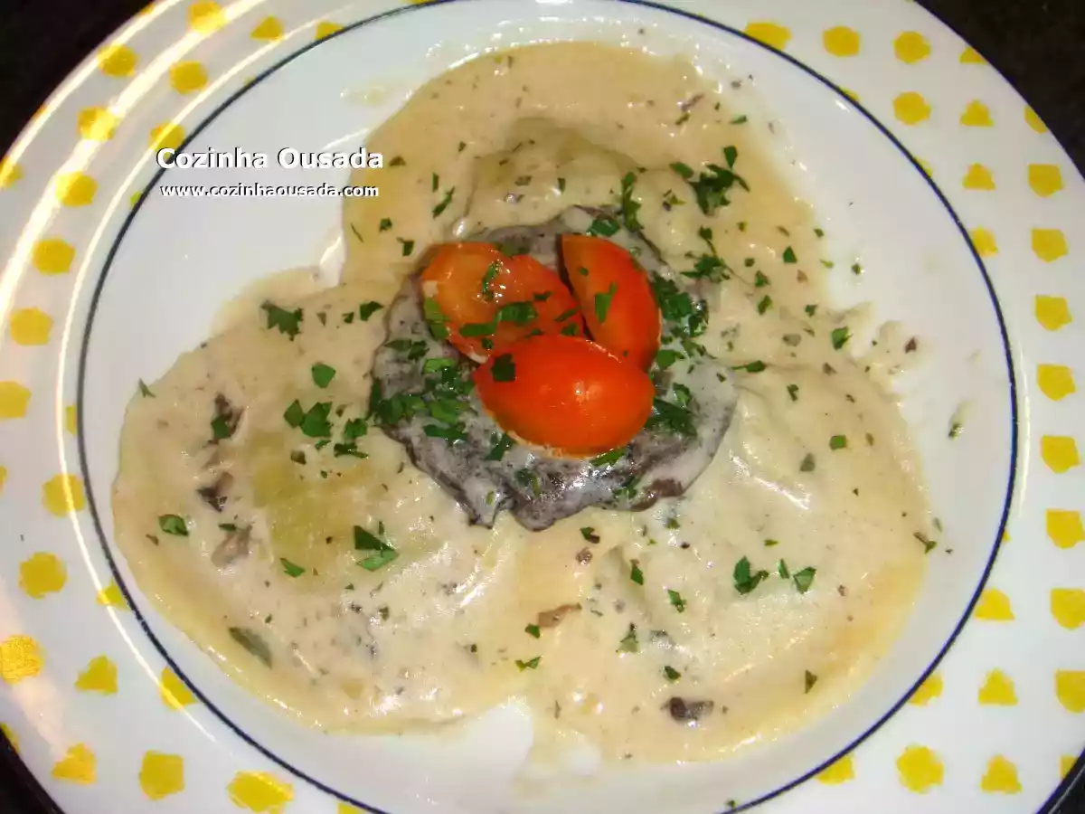 Tortelli de Cogumelos Porto Belo e Ricota