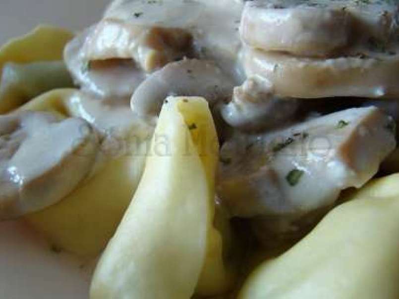 Tortelloni alla Ricotta e Spinaci com Molho de Cogumelos e Natas, foto 3