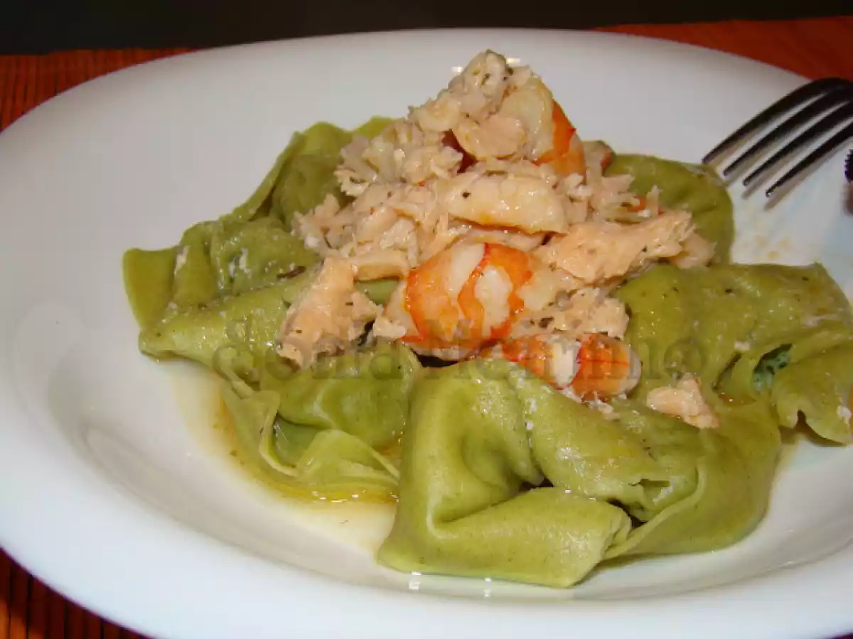 Tortelloni Verde com Queijo Ricotta e Espinafres acompanhado de Salmão - foto 6