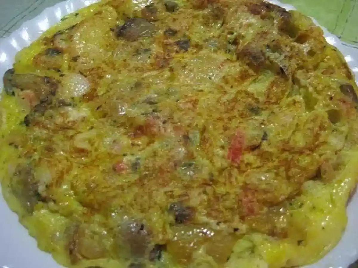 Tortilha de camarão e cogumelos - foto 2