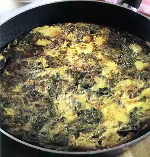 Tortilha de espinafres