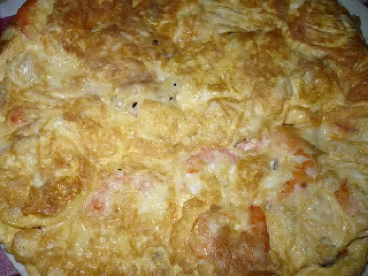 Tortilha de Frango e Gambas