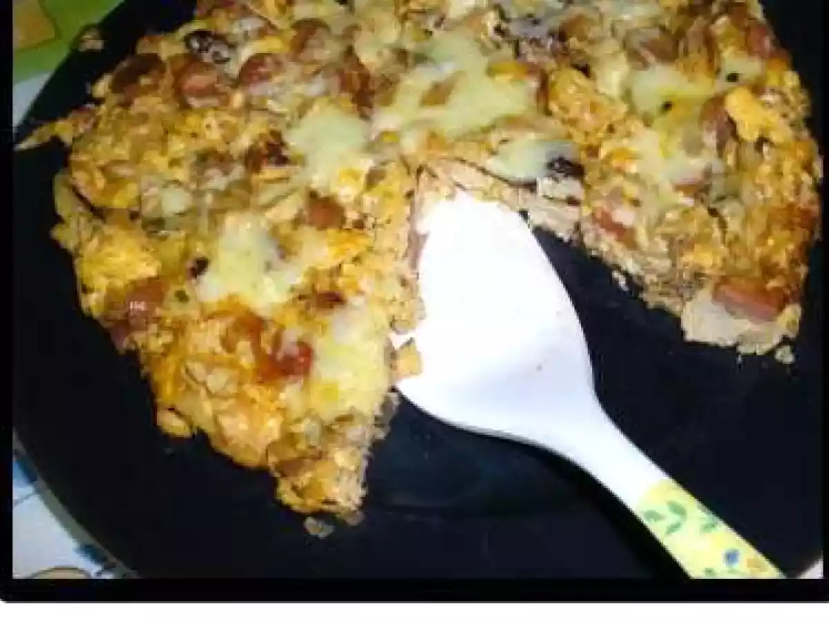 Tortilha de frango e salsicha - foto 2